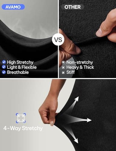 AVAMO Plus Size Jeans for Women Stretchy Wide Leg Pull On Sweatpant Jeans for Curvy Women High Waisted Baggy Denim Pants Black - Thumbnail 4