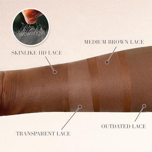 Body Wave 13x4 Full Frontal Lace Wig Skinlike HD Lace 0.10mm Ultra-thin Invisible 1B/30 Highlight Ombre Brown Colored Pre-plucked Tiny Knots Balayage Lace Front Wig 200% Density 20 Inch for Women - Thumbnail 4