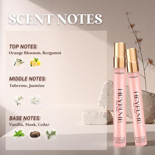 Amber&Floral Perfume for Women: Premium Eau de Parfum Lemon & Jasmine Scent Blend Inspired by Modern Way Floral Scent - Long Lasting Travel Size Spray 0.41 fl oz - Thumbnail 3