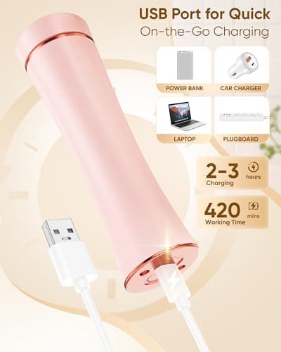 Electric Foot Callus Remover Rechargeable, Portable Electronic Foot File Pedicure Tools, Waterproof Foot Scrubber File, Professional Pedicure Kits, Foot Care for Dead Skin Ideal Gift - Thumbnail 4