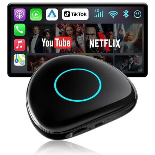 MYATOTO Magic AI Box, Wireless CarPlay/Android Auto Adapter, Car Video Box Supports for Netflix/YouTube/TikTok/TF Card, DriveChat AI Smart Box with GPS/Dual Bluetooth - Image 1