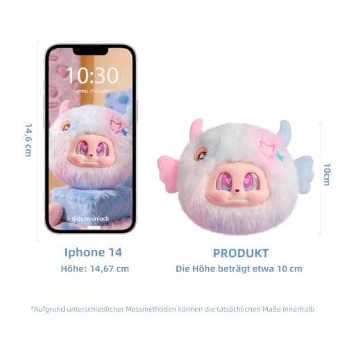 POP JOY Mini Monster Cupa Vintage Plush Blindbox Stuffed Animals Cute Comfort Cosy Gift Toy Figure with Keychain Pendant Soft Vinyl Cowboy Curve Plush Figure Teen Adult 3+ Single Box - Thumbnail 6