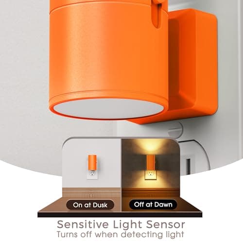 Briignite Night Lights Plug into Wall, Modern LED Night Light Plug in, Dusk to Dawn Sensor, Soft White 3000K, 0-100LM Adjustable Brightness, Dimmable NightLight for Hallway, Bedroom, Stairway, 2 Pack - Thumbnail 3