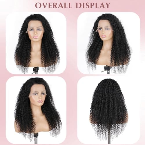ROHANEM 30 Inch 250 Density Deep Wave Wig 13x6 Deep Wave HD Lace Front Wigs Human Hair For Women, Pre Plucked, Tangle Free, Minimal Shedding, Full Volume 320g, Natural Look For Daily Wear - Thumbnail 3