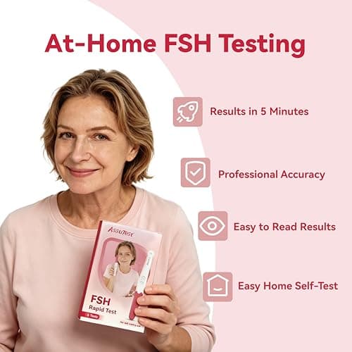 AssuTest Menopause Test Kit At Home, 5 Tests FSH Test Strips for Perimenopause & Ovarian Reserve, Fertility Test for Women, Fast & Reliable Results - Thumbnail 6