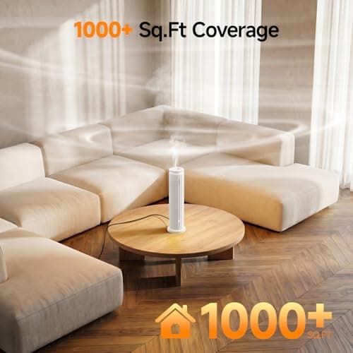 FEPPO Waterless Diffuser – Diffuser for Home, Hotel, Office | Essential Oil Diffuser Starter Kit with 5×20mL Hotel Scent Oils, 6 Scent Levels, 4 Timer Modes, Quiet Diffuser, 1000+ Sq Ft - Thumbnail 3