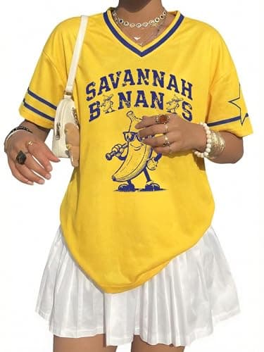 Baseball Jersey Shirts Baseball Shirt Women Quick-Dry Game Day Fan T-Shirt Funny Ballgame Graphic Short Sleeve Tee Tops - Image 1