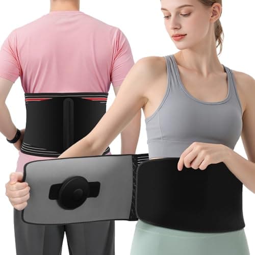 Umbilical Hernia Belt for Men and Women, FSA Eligible Items, Hernia Support with 2 Removable Compression Pads and Pressure Belt, Ultra-breathable Abdominal Hernia Belt for Belly Button Hernia, HSA Approved Products Only - Image 1