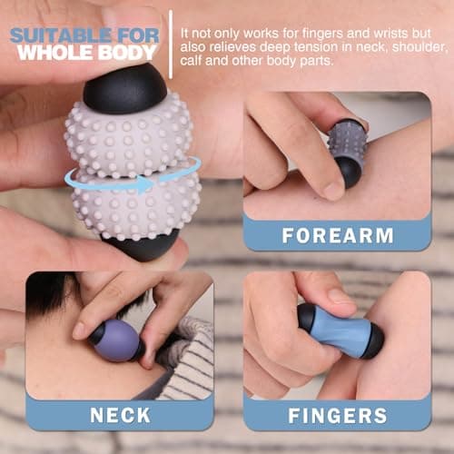 FUFADADE Mini Fidget Spinners for Adults Teens, 2-in-1 Finger Roller with Stress & Anxiety Relief Functions, Stress Relief & Focus Tool for Office, Home (Style 2) - Thumbnail 6