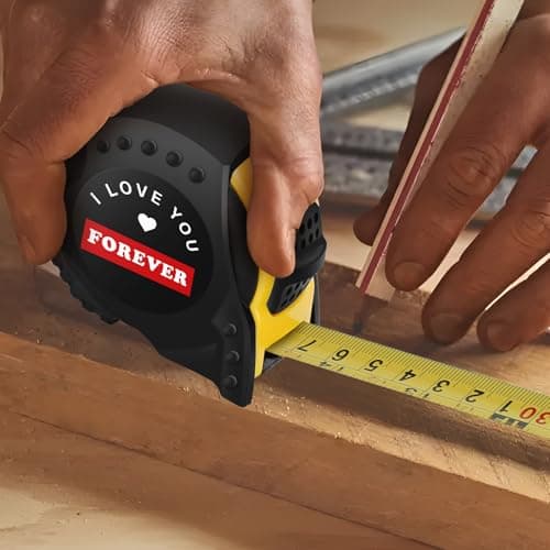 SANTAPICK Tape Measure, Wedding Anniversary for Husband, I Love You Gifts for Men Him - Thumbnail 5