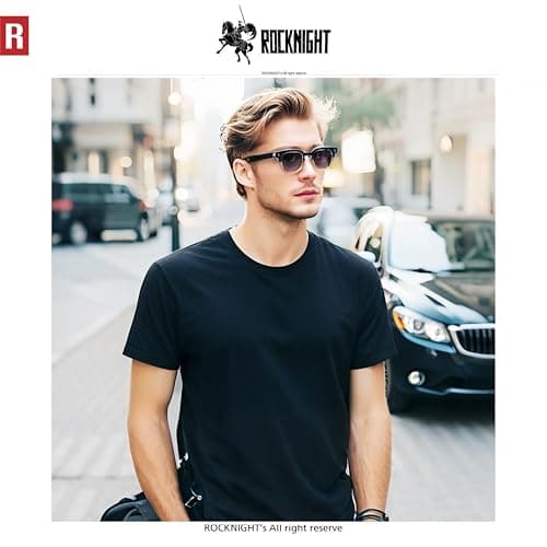 ROCKNIGHT HD UV400 Polarized Sunglasses Women Polarized UV Protection Unbreakable Comfortable Flat Green Lens Outdoor Walking Beach Sunglasses - Thumbnail 2