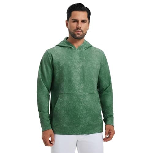 M MAELREG Mens Sweatshirts Hoodies Outdoor Hiking Workout Performance Hooded Sport Casual Fall Golf Hoodies for Men - Thumbnail 2