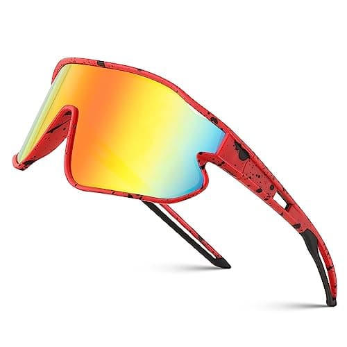 FEISEDY Unisex Youth Sunglasses, Teens Baseball Tennis Sunglasses, UV400 Sports Boys Girls Cycling Shades B4064 - Image 1