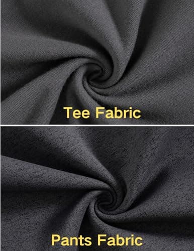 Aelfric Eden Cloud Slim Sweat Set 2 Piece Sets for Women Summer Short Sleeve Tops High Waist Baggy Barrel Pants Tracksuit Sets Dark Grey X-Small - Thumbnail 6