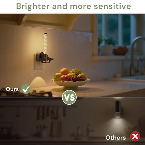 L LOHAS LED Night Lights Plug into Wall, Dusk to Dawn Sensor Nightlight, 0-100LM Brightness Adjustable, 3000K Soft White, Rocket Night Light with Black Rocket Base for Bedroom Bathroom Hallway Decor - Thumbnail 5