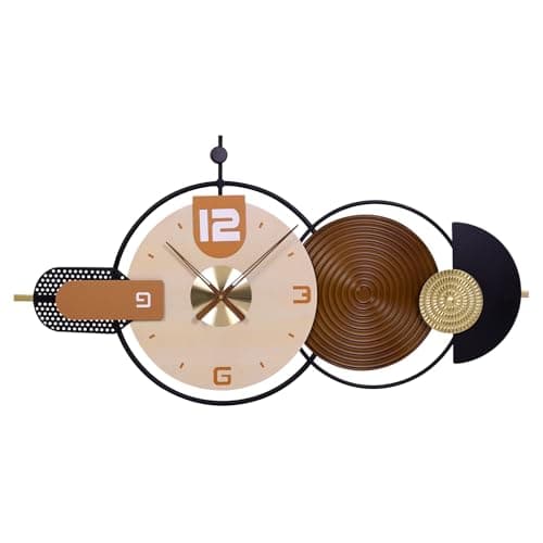 Anmotpe 38x20 Inch Large Modern Wall Clock for Living Room - Thumbnail 4