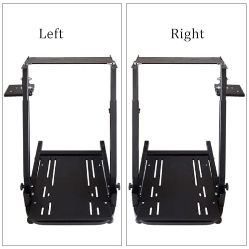 Nejoney Racing Wheel Stand, Height Adjustable & Foldable Steering Wheal Stand Compatible with Logitech G25,G27,G29,G920 Gaming Cockpit - Thumbnail 5