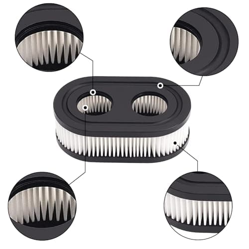 593260 Air Filter with Pre Filter and Spark Plug Fits for B&S 725EX 625EX 575EX 550EX 525EXI Engines, Air Filter Parts for Toro Recycler 22 and Troy Bilt Lawn Mower (2 Pack) - Thumbnail 3