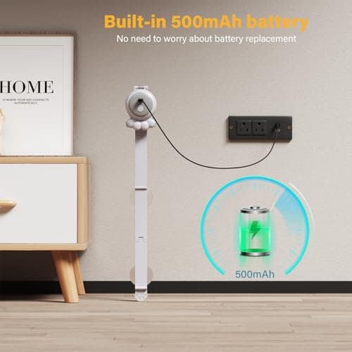 HAPPYCODE 2-in-1 Electric Cat Wand – Rechargeable Auto Indoor Toy, Suction & Hanging Design, 2 Modes (Track Chase + Bounce),Perfect for Kittens & Adult Cats, Ultimate Cat Gift - Thumbnail 4