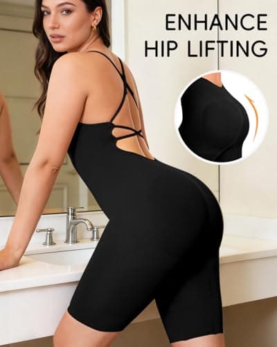 anylost Backless Shapewear for Women with Tummy Control, Seamless Low Back Shapewear Bodysuit for Women, Full Body Shape - Thumbnail 4