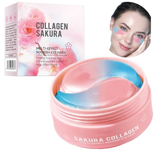 InfiniteRelax Under Eye Patches - 60 Pcs Eye Mask Anti-Aging Collagen Hyaluronic Acid Moisturizing Under Eye Mask for Removing Dark Circles, Puffiness - Image 1