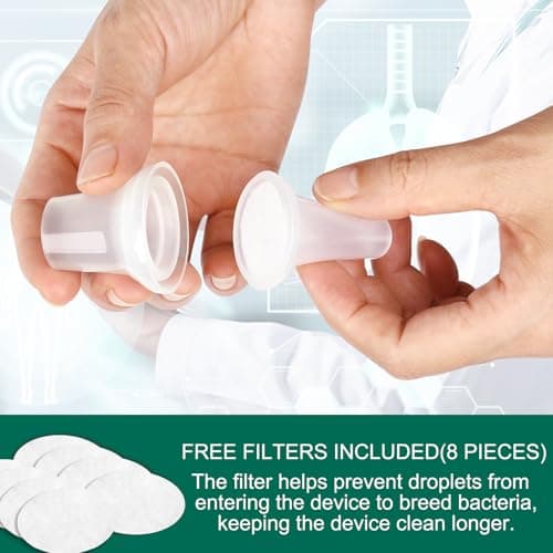 Giyosk Breathing Exercise Device for Lungs, Lung Expansion and Mucus Relief Device, Portable Expiratory Breathing Exerciser with A Set of Accessories, Breathing Trainer for Lung Cleanse(Green) - Thumbnail 5