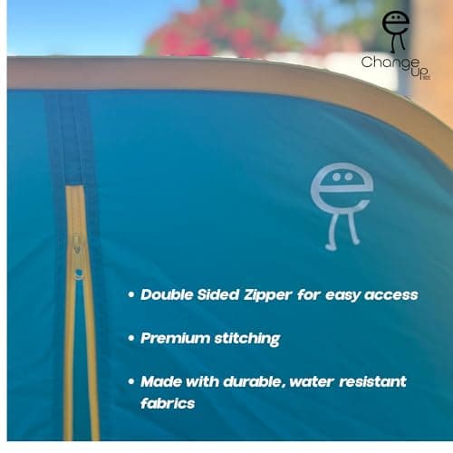 Change Up Kids Pop-Up Changing Tent 55inch – Adventure Portable Privacy Pod for Kids | Lightweight, Easy-Fold Changing Room for Beach, Dance, Travel and Outdoor - Thumbnail 5