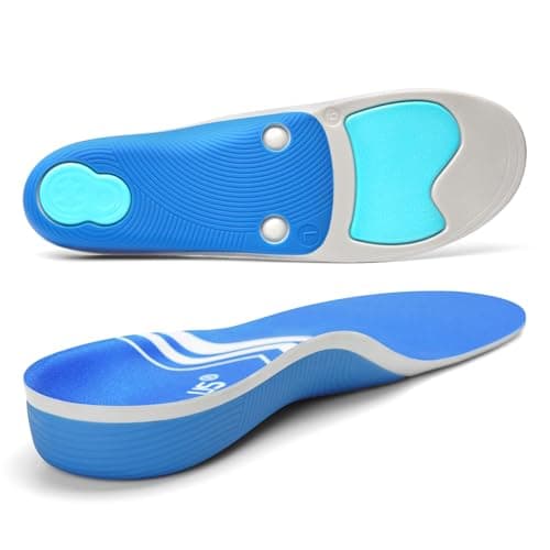 ORHILYA 220lbs+ Metatarsalgia Insole Plantar Fasciitis Pain Relief Men Arch Support Orthotic Insert Men Women, Comfort Flat Feet Work Boot Shoes Insole Standing All Day Size 13, 310MM - Image 1