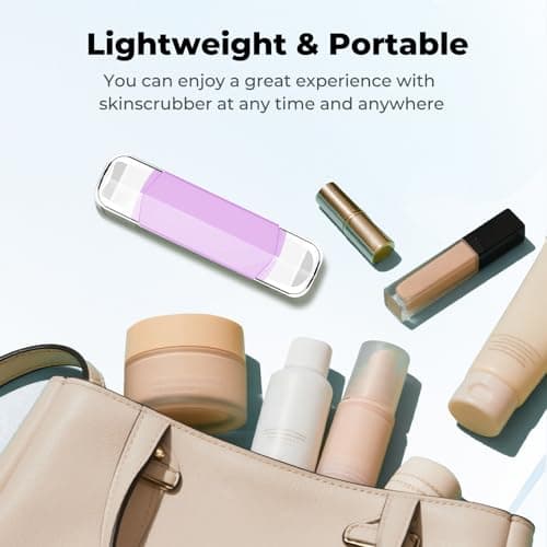 Blackhead Remover Tool Face Scrubber: PETYDOOT Double-Headed Face Spatula Skin Scrubber, Nose Pore Cleaner Blackhead Remover for Facial Deep Cleansing Skin Care Tool for Men & Women(Purple) - Thumbnail 4