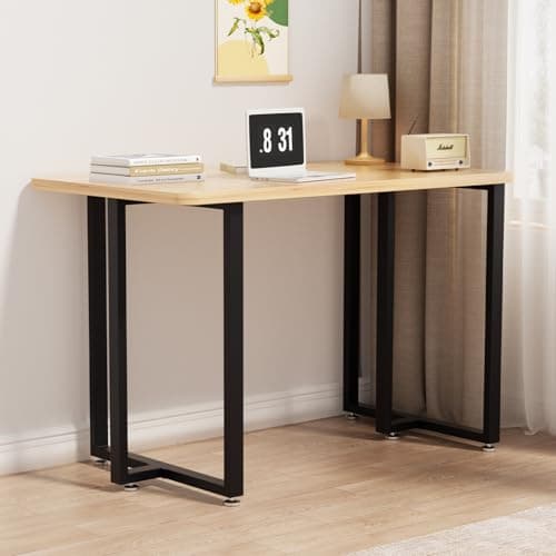 SNYXXOZ Table Legs 28”H x 18”W Heavy Duty Metal Furniture Legs T Shape for Dining Table Kitchen Table Office Desk Table Base Replacement with Adjustable Feet Pads Screws 1000 LBS Load Black Set of 2 - Thumbnail 4