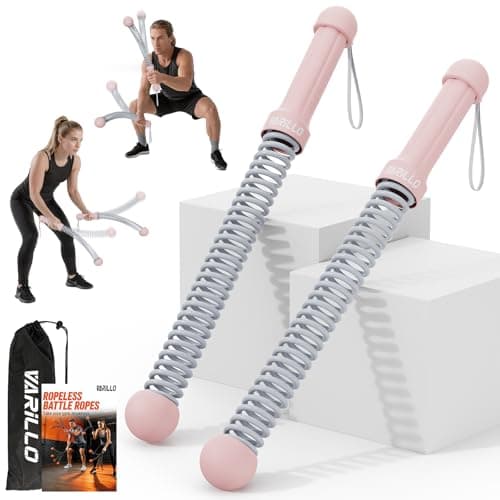 Ropeless Battle Ropes for Home Gym, Portable Cordless Weighted Battle Ropes with Storage Bag, High Calorie Burn for Men & Women, Fitness Equipment for HIIT & Low-Impact Aerobic Training - Image 1