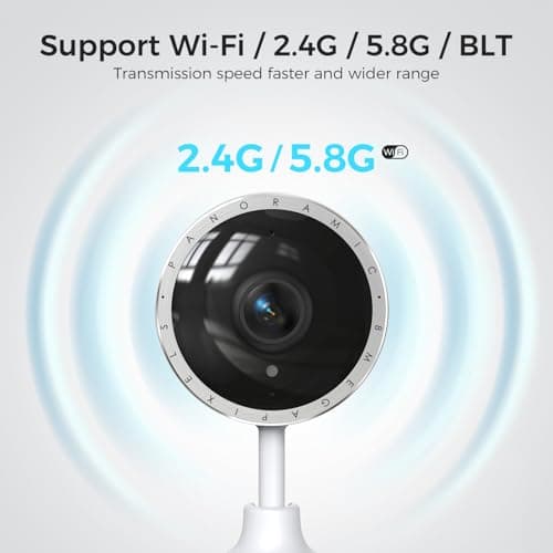 ARPHA 4K Indoor Security Camera, WiFi Pet Camera for Home Security with PIR Human Detection, Sound Detection, Night Version Two-Way Talk, Support TF Card & Cloud Storage - Thumbnail 3