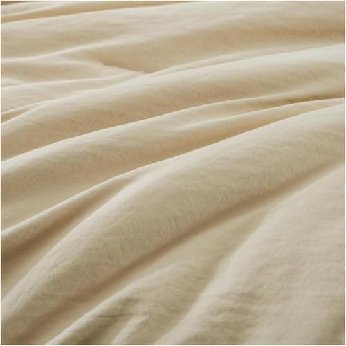 WRENSONGE Super King Plus Size Comforter Set- 7 Pieces Beige Bed in a Bag Super King Plus with Fitted Sheet, Flat Sheet, 2 Pillow Shams, and 2 Pillowcases- Warm Bed Set for All Season - Thumbnail 4