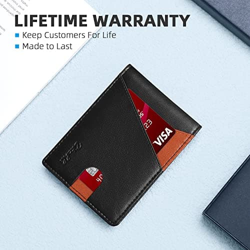 Zitahli Wallet for Men Slim 11 Credit Card Holder RFID Blocking Small Men's Wallet Bifold Minimalist Front Pocket With Mens Gifts Box - Thumbnail 5