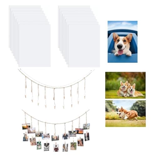 RF REENFAYA Sublimation Photo Blanks 4x6 Inch Metal Sublimation Sign Blanks Aluminum Sublimation Blank Photo for DIY Crafts Making for Birthday, Graduation, Wedding (White-4x6-20PCS) - Image 1