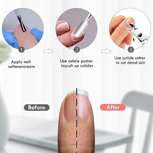 Cuticle Trimmer Cuticle Nippers, Durable Cuticle Cutter, Salon Toe Nail Cuticle Clippers, Stainless Steel Cuticle Remover Cuticle Scissor, Pedicure Manicure Tools for Fingernails and Toenails - Thumbnail 6