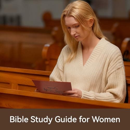 66 Page Bible Study Guide, Christian Notebook for Scripture Study with Guided Prompts, Bible Study Supplies & Bible Study Journal, Daily Devotionals, Enhanced Large Print(Supporting Elderly Readers) (Brown) - Thumbnail 5
