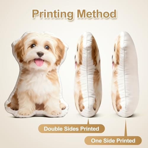 Customizable Photo Throw Pillows, Personalize Your Dog, cat or Couple Photos as Throw Pillows, for Halloween, Christmas, Birthdays. - Thumbnail 3