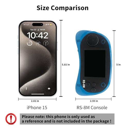 EASEGMER 16 Bit Kids Handheld Games Built-in 220 HD Video Games, 2.5 Inch Portable Game Player with Headphones - Best Travel Electronic Toys for Kids Age 3-10 Years Old Children (Blue) - Thumbnail 3