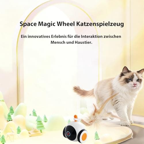 Interactive Cat Ball USB Rechargeable Self-Moving Toy for Indoor Cats - Thumbnail 6