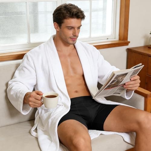 MEETYOO Men's Underwear Boxer Briefs Pack, Moisture-Wicking Underwear for Men Breathable No Ride Up Boxers - Thumbnail 2