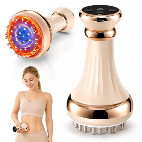 Lihsykds Lymphatic Drainage Massager, Helps Reduce Stretch Marks & Cellulite, for Legs, Arms & Belly, Body Sculpting Machine with Microcurrent, Light, Heat & Vibration - Image 1