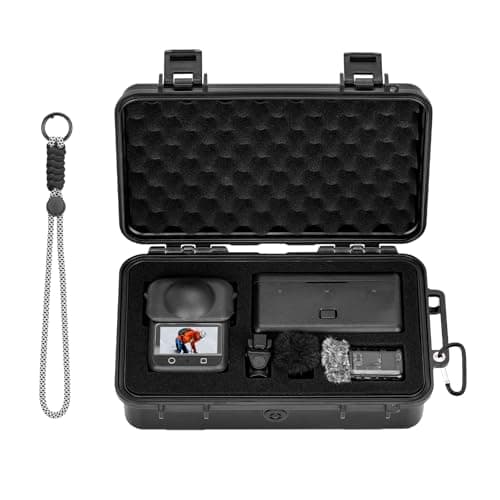 Flymile Osmo 360 Carrying Case, Portable Waterproof Hard Travel Storage Bag 4 x battery/Charging Hub for DJI Osmo 360 Camera Accessories(Case Only) - Image 1