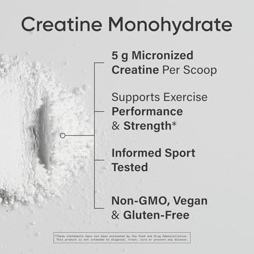 Sports Research® Creatine Monohydrate (Micronized) Powder 5g, 35.27oz - Thumbnail 4