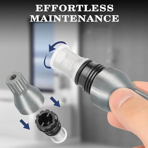 Brolena 3-in-1 Filter Removal Tool & 2 Inlet Filters Kit Compatible with Rinnai Water Heaters, Works with Power Drivers, Wrenches or Hand Grip for Easy Maintenance - Thumbnail 5