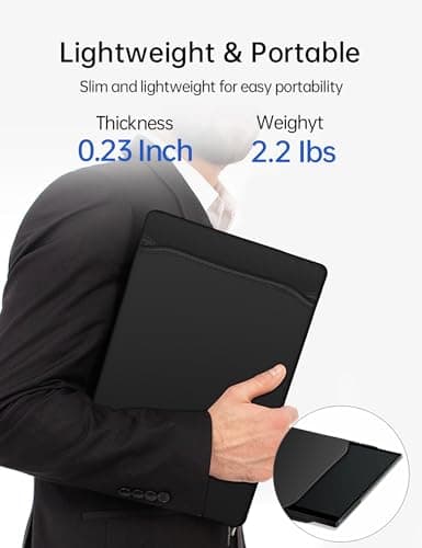 CAPERAVE 15.6'' Portable Monitor Touchscreen, FHD IPS Touch Screen with Tempered Glass, Travel Monitor with Kickstand & Speaker, HDMI USB C External Monitors for Mac Laptop Phone Computer - Thumbnail 6
