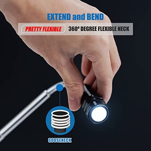 VIBELITE Gifts for Men, Magnetic Flashlight with Tool Magnetic Lanyard, Telescoping Magnet Pickup Tool, Cool Gadgets Dad Gifts, Birthday Gifts for Men, Dad, Husband, Women, Dad Gifts - Thumbnail 4