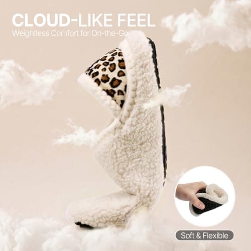 ATHMILE Slippers for Men Women Soft-Lightweight Slipper Socks Cozy Fuzzy House Shoes Slip-on Indoor Outdoor for Home Travel Gifts for Women Men - Thumbnail 5