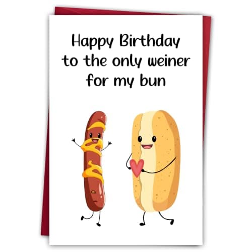 Birthday Cards for Men Husband Boyfriend, Funny Birthday Gifts for Men Who Have Everything, Romantic Couples Gifts for Boyfriend Husband Mens Gift Ideas, Greeting Cards, Unique Gift for Him