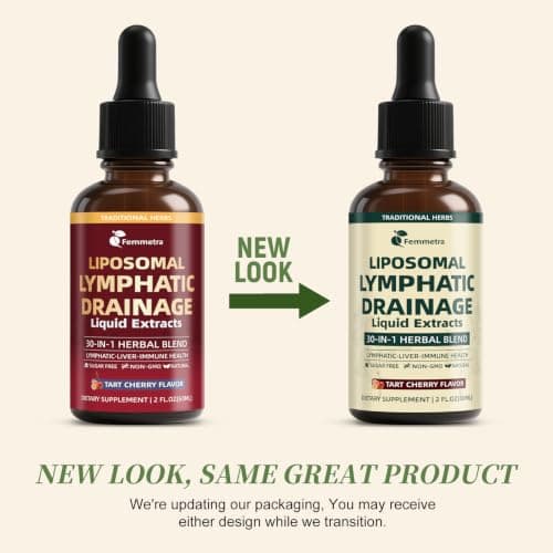 Femmetra Liposomal Lymphatic Drainage Supplements with 30-in-1 Herbal Blend - Thumbnail 3